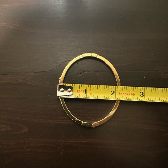 Beautiful gold tone Michael Kors bangle bracelet with rhinestones. - Picture 7 of 7